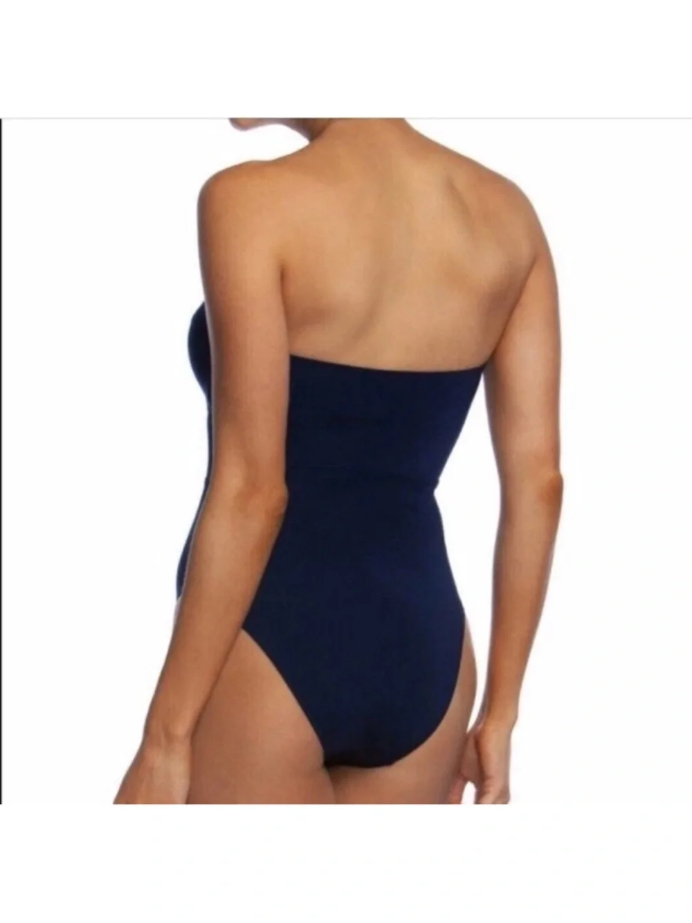 NWT $154 Sz 8 Trina Turk‎ Bal Harbour Solid Lace Up One Piece
